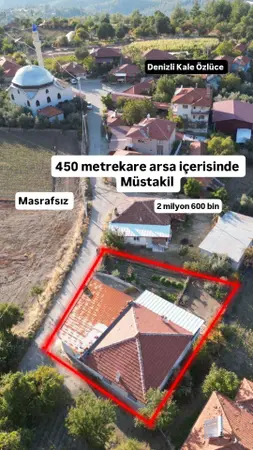 Denizli Kale Özlüce Mahallesi 452 m² satılık - Fotoğraf 1
