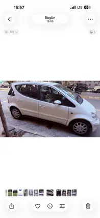 2004 Mercedes - Benz A A 160 lPG otomatik otomobil - Fotoğraf 3