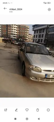 2000 Hyundai Accent 1.3 benzin & LPG manuel otomobil - Fotoğraf 2