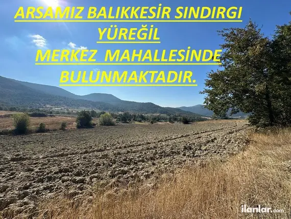Balıkesir Sındırgı Yüreğil Mahallesi 18.168 m² satılık tarla arsa - Fotoğraf 2