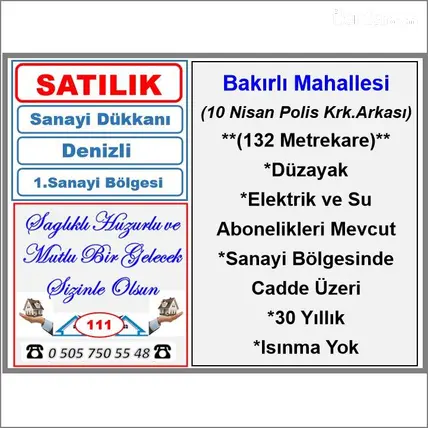 Denizli Merkezefendi Saraylar Mahallesi 138 m² satılık atölye - Fotoğraf 2