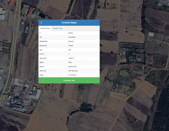 Edirne Uzunköprü Kavacık Köyü Mahallesi 3.962 m² satılık tarla arsa - Fotoğraf 3