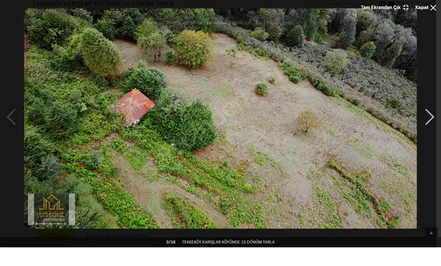 Samsun Tekkeköy Karışlar Mahallesi 15.576 m² satılık konut arsa - Fotoğraf 3
