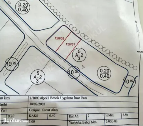 Muğla Milas Ahmetçavuş-Hayıtlı Mahallesi 565 m² satılık konut arsa - Fotoğraf 2