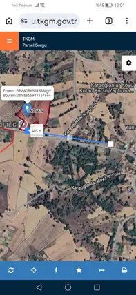 Bursa Orhaneli Karaoğlanlar Mahallesi 19.919 m² satılık tarla arsa - Fotoğraf 2