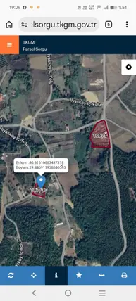 Yalova Çiftlikköy İlyasköy, Yukarı Mahallesi 870 m² satılık tarla arsa - Fotoğraf 2