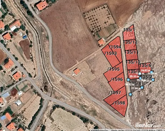Aksaray Merkez Sevinçli, Fatih Mahallesi 535 m² satılık villa arsa - Fotoğraf 3