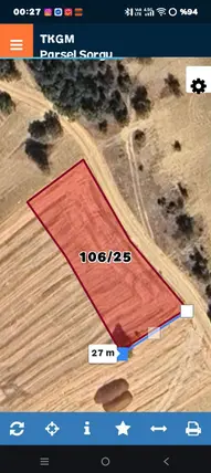 Sakarya Taraklı Akçapınar Mahallesi 1.441 m² satılık tarla arsa - Fotoğraf 2