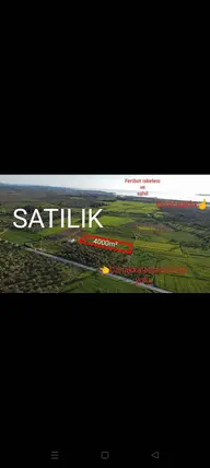Çanakkale Ezine Çamoba Köyü Mahallesi 4.000 m² satılık tarla arsa - Fotoğraf 3
