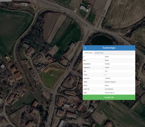 Edirne İpsala Hıdırköy Köyü Mahallesi 370 m² satılık konut arsa - Fotoğraf 2