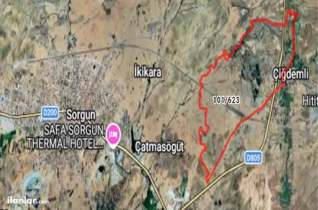 Yozgat Sorgun Agahefendi Mahallesi 16.250 m² satılık arazi arsa - Fotoğraf 3