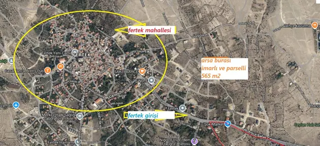 Niğde Merkez Fertek Mahallesi 565 m² satılık konut arsa - Fotoğraf 2