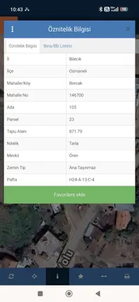 Bilecik Osmaneli Borcak Köyü Mahallesi 870 m² satılık tarla arsa - Fotoğraf 2