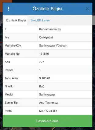 Kahramanmaraş Onikişubat Şahinkayası Mahallesi 950 m² satılık bağ & Bahçe arsa - Fotoğraf 2