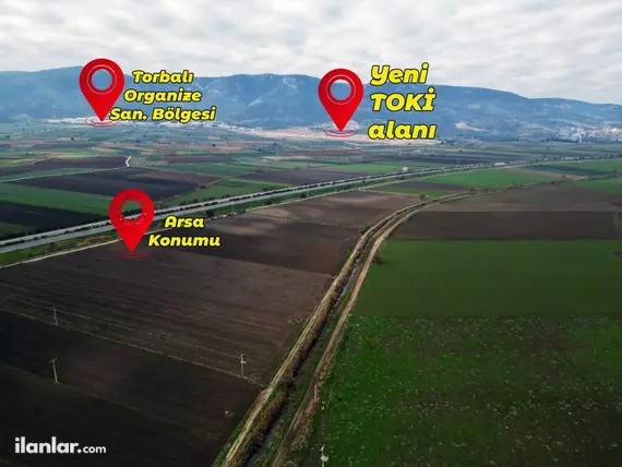İzmir Torbalı Yeniköy Mahallesi 3.286 m² satılık tarla arsa - Fotoğraf 3