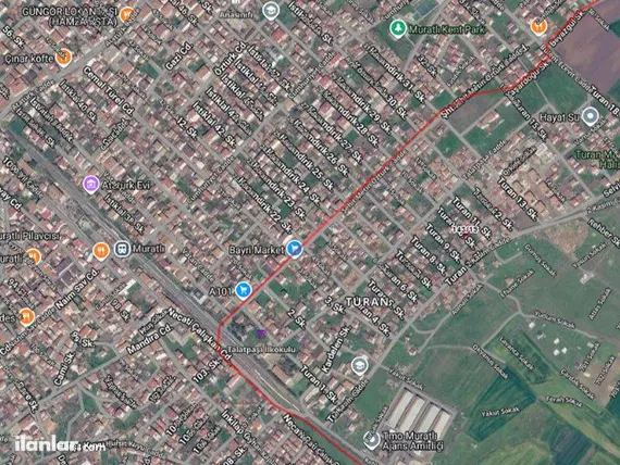 Tekirdağ Muratlı Kazım Dirik-Turan Mahallesi 288 m² satılık konut arsa - Fotoğraf 2