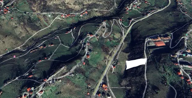 Trabzon Ortahisar Kireçhane Mahallesi 5.357 m² satılık bağ & Bahçe arsa - Fotoğraf 3