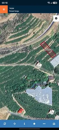 Antalya Gazipaşa Yakacık Mahallesi 854 m² satılık villa arsa - Fotoğraf 3