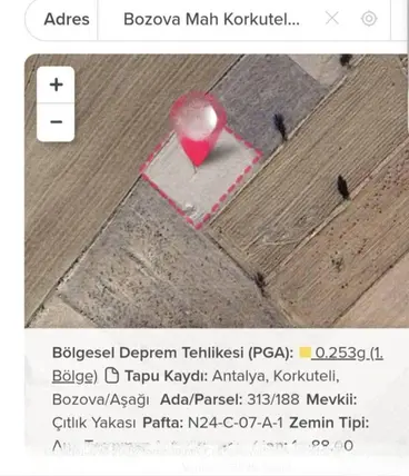 Antalya Korkuteli Bozova Mahallesi 10.883 m² satılık tarla arsa - Fotoğraf 2