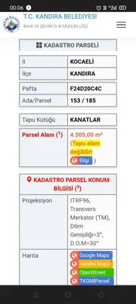 Kocaeli Kandıra Kanatlar Mahallesi 4.505 m² satılık konut arsa - Fotoğraf 3
