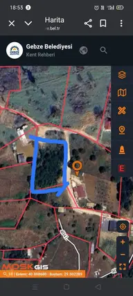 Kocaeli Gebze Mollafenari Mahallesi 1.653 m² satılık sit Alanı arsa - Fotoğraf 3