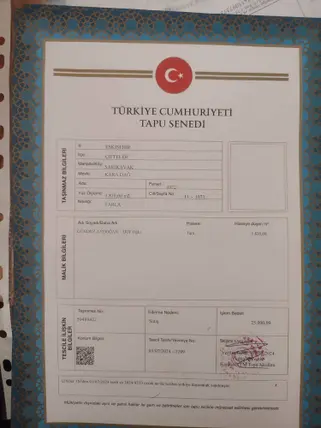 Eskişehir Çifteler Sarıkavak Mahallesi 1.830 m² satılık tarla arsa - Fotoğraf 2