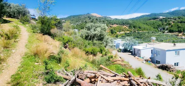 Antalya Alanya Büyükpınar Mahallesi 500 m² satılık villa arsa - Fotoğraf 2