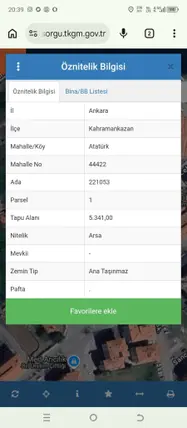 Ankara Kahramankazan Atatürk Mahallesi 5.341 m² satılık ticari + Konut arsa - Fotoğraf 2