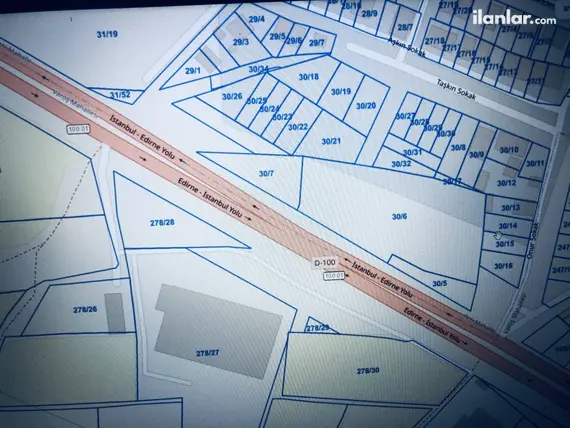 Edirne Havsa Varoş Mahallesi 2.329 m² satılık sanayi arsa - Fotoğraf 2
