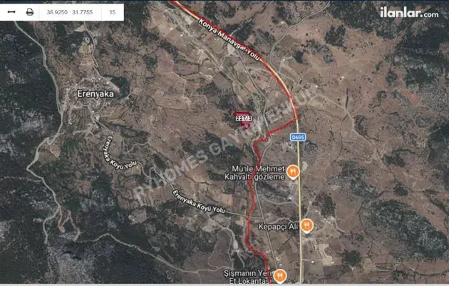 Antalya Akseki Erenyaka Mahallesi 6.547 m² satılık tarla arsa - Fotoğraf 2