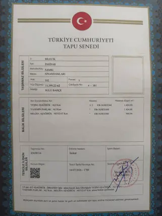 Bilecik İnhisar Koyunlu Köyü Mahallesi 19.500 m² satılık bağ & Bahçe arsa - Fotoğraf 2