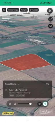 Tekirdağ Kapaklı Yanıkağıl Mahallesi 440 m² satılık arazi arsa - Fotoğraf 3