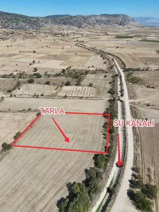 Denizli Çivril Sarılar Mahallesi 3.076 m² satılık tarla arsa - Fotoğraf 2