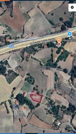 Denizli Kale Cevherpaşa Mahallesi 1.752 m² satılık tarla arsa - Fotoğraf 2