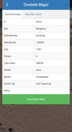 İzmir Bergama Kurtuluş Mahallesi 386 m² satılık konut arsa - Fotoğraf 2