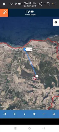 Çanakkale Lapseki Alpagut Köyü Mahallesi 478 m² satılık tarla arsa - Fotoğraf 3
