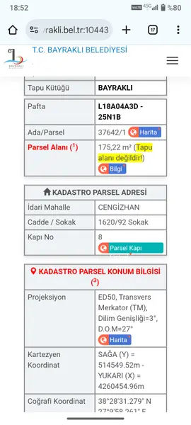 FIRSAT PARSEL İMARLI 175M2 İZMİR'İN KALBİNDE