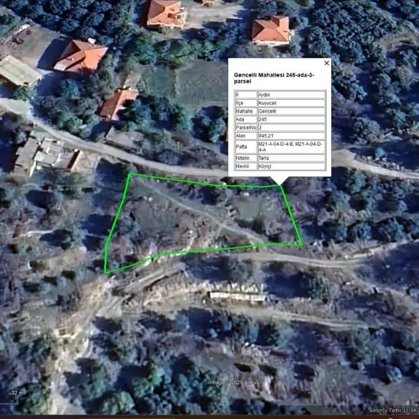UMUT EMLAKTAN KUYUCAK GENCELLİDE 945 M2 İMARI ARSA SATILIKTIR