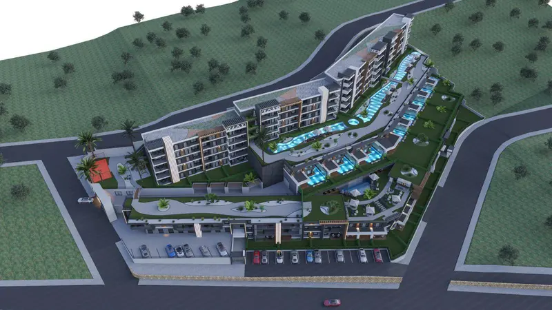 KUŞADASINDA TATİL KONSEPT TE 2+1 3+1 SEÇENEKLERLE SATILIK RESİDANCEE DAİRELER