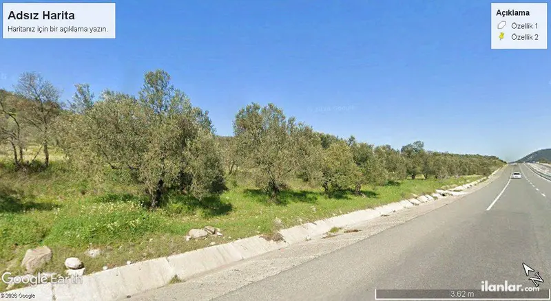 Balıkesir Havran Eseler Mahallesi 373 m² satılık zeytinlik arsa - Fotoğraf 1