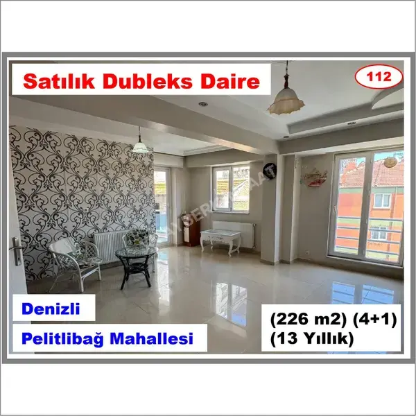 Denizli Pamukkale Pelitlibağ Mahallesi 4+1 226 m² satılık daire - Fotoğraf 1