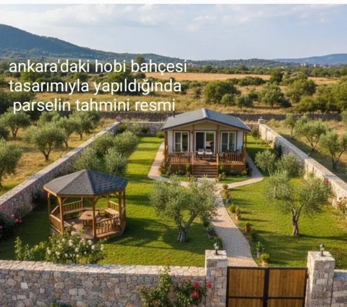 Otoyol Yakını, Müstakil 873 m2 orjinal Bahçe tapulu parsel