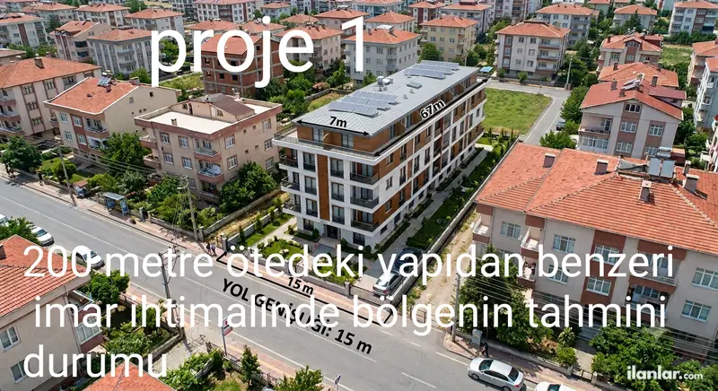 Ankara Akyurt Teberik Mahallesi 925 m² satılık bağ & Bahçe arsa - Fotoğraf 1