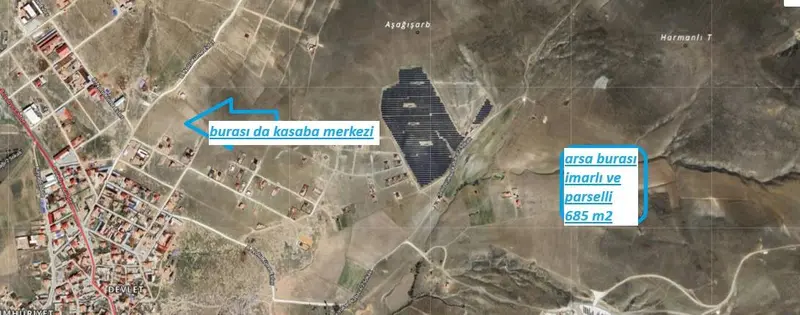 AKTAŞ DEVLETTE 990 M2 SANAYİ PARSELLİ SATILIK ARSA