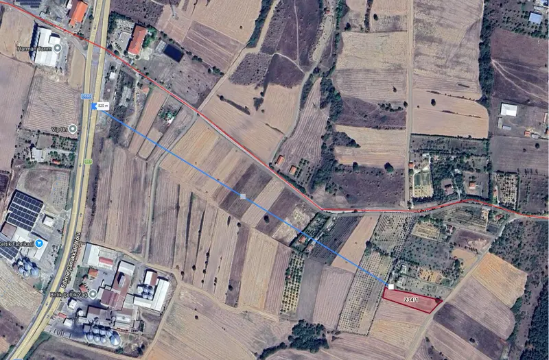 EDİRNE UZUNKÖPRÜ KAVACIK KÖYÜNDE ANAYOLA YAKIN SATILIK FIRSAT TARLA