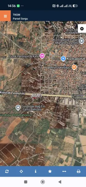 Denizli Tavas Kızılcabölük Mahallesi 4.902 m² satılık tarla arsa - Fotoğraf 1