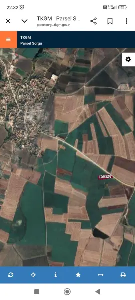 Edirne Süloğlu Geçkinli Köyü Mahallesi 344 m² satılık tarla arsa - Fotoğraf 1