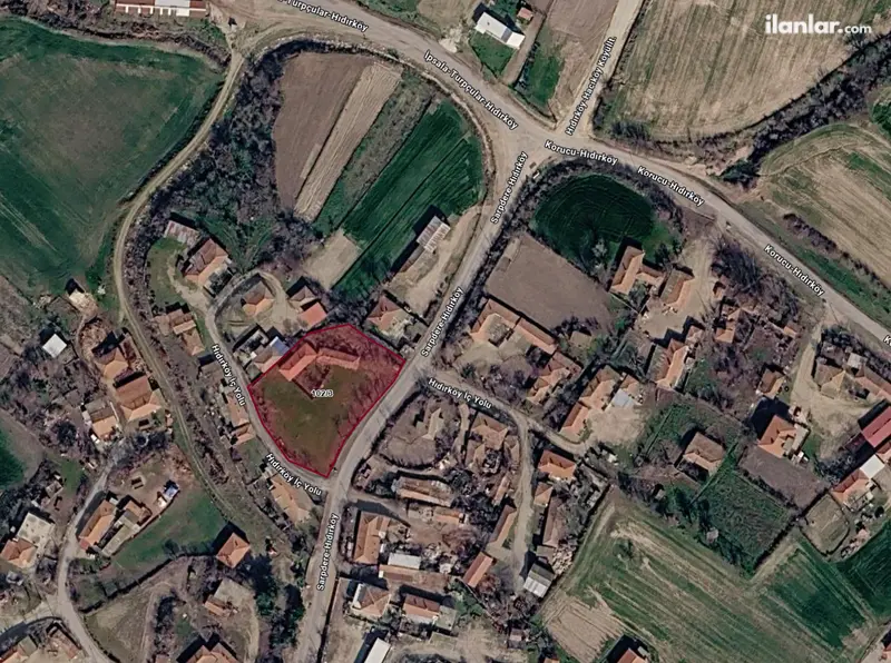 Edirne İpsala Hıdırköy Köyü Mahallesi 370 m² satılık konut arsa - Fotoğraf 1