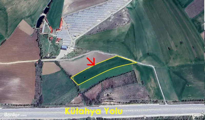 Eskişehir Tepebaşı Nemli Mahallesi 5.481 m² satılık tarla arsa - Fotoğraf 1
