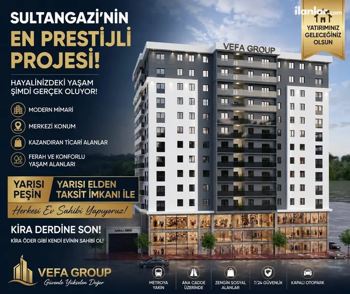 İstanbul Sultangazi Cebeci Mahallesi 2+1 98 m² satılık daire - Fotoğraf 1